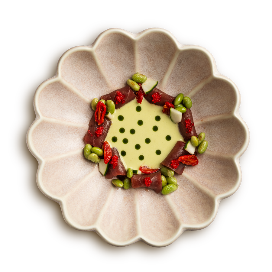 Hausgemachtes Dessert aus der Speisekarte des Donde Mario.